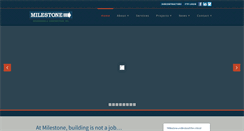 Desktop Screenshot of milestoneengcon.com